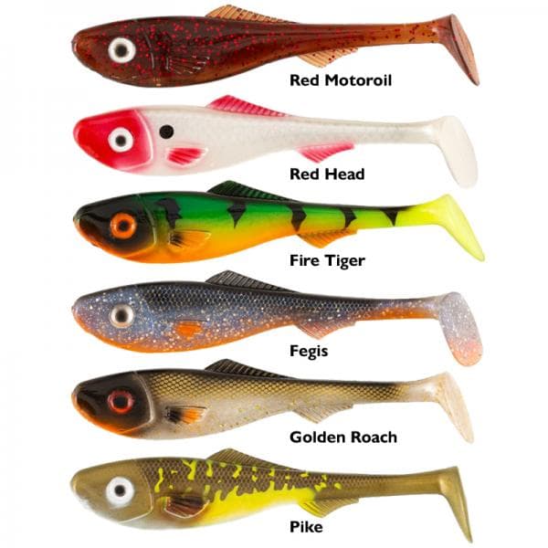 Abu Garcia Beast Zander Shad 120mm Red Head - foto 2