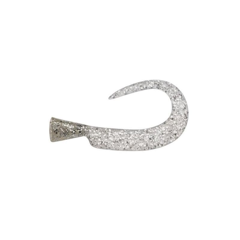 Abu Garcia Svartzonker McMy Tail Spare Tail Silver Glitter