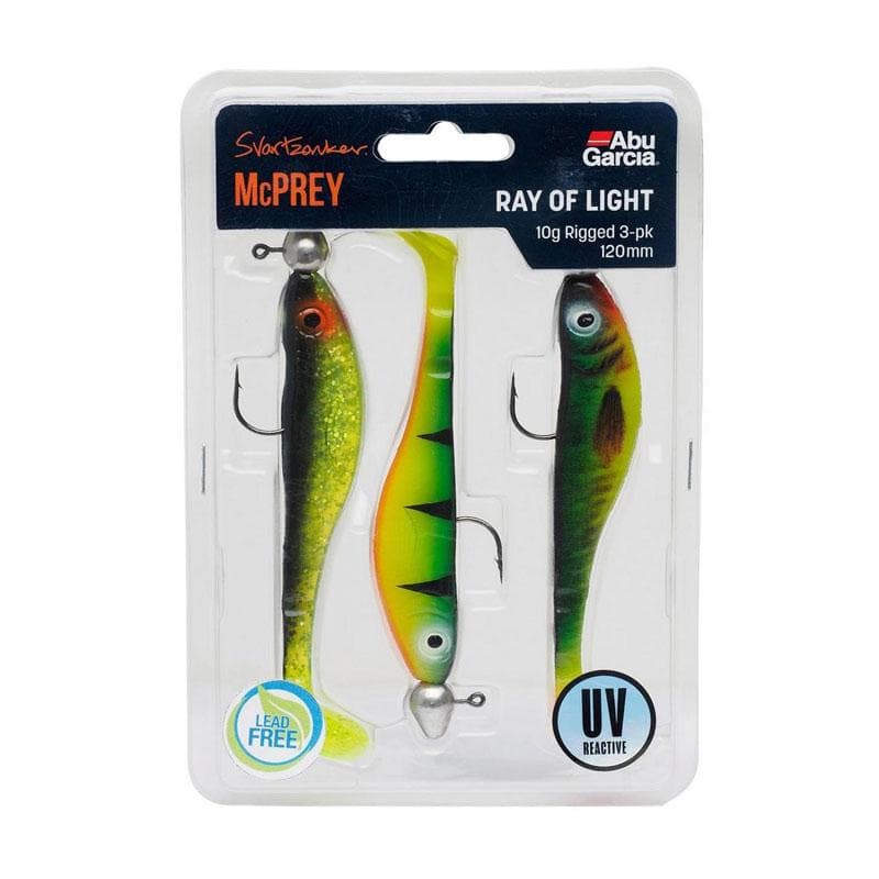 Abu Garcia Svartzonker McPrey Prerigged 3-Pack 12cm Ray of Light