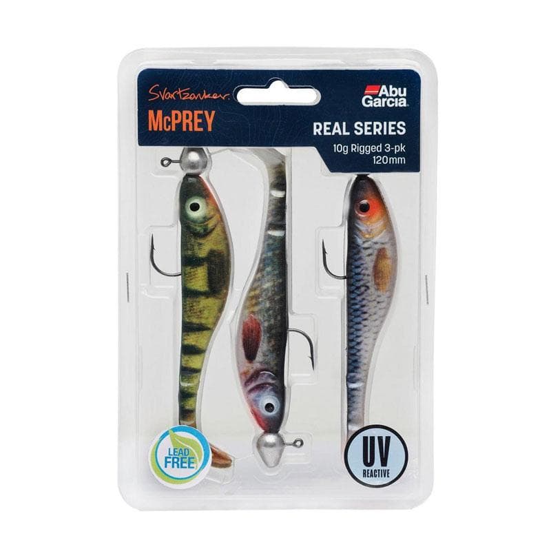 Abu Garcia Svartzonker McPrey Prerigged 3-Pack 12cm Real Series