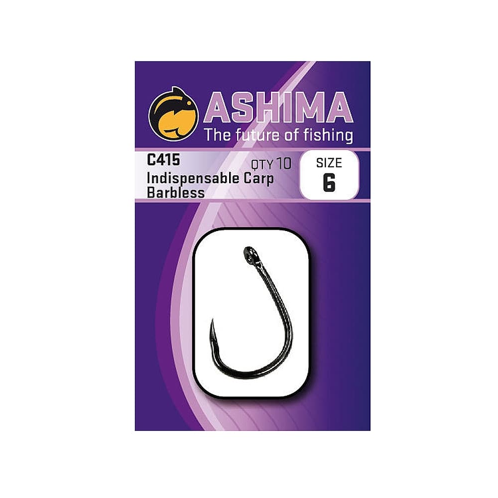 Ashima C415 Indispensable Carp Barbless Size 2