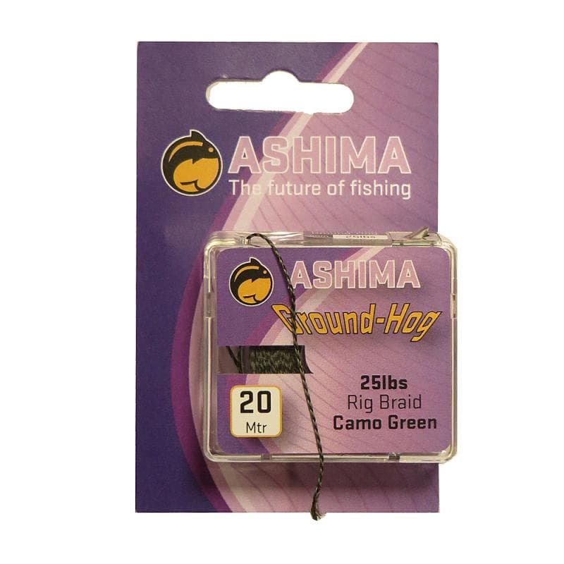 Ashima GroundHog Rig Braid 20m 25lb/Green