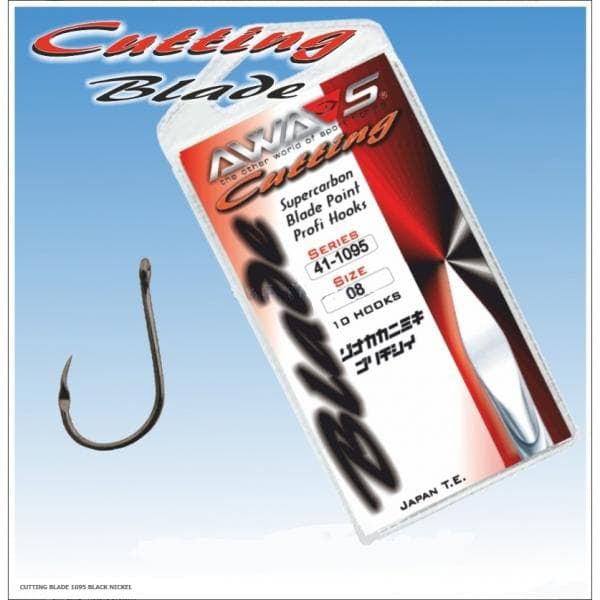 Awa-Shima Cutting Blade Hooks Barbless 41-1095 Size 2