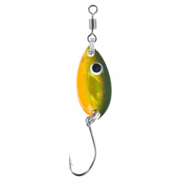 Balzer Trout Attack Forel Blinker Leaf 1.5g 25mm Black Orange