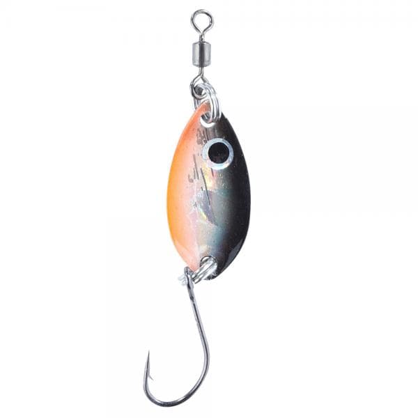 Balzer Trout Attack Forel Blinker Leaf 1.5g 25mm Black Silver Red