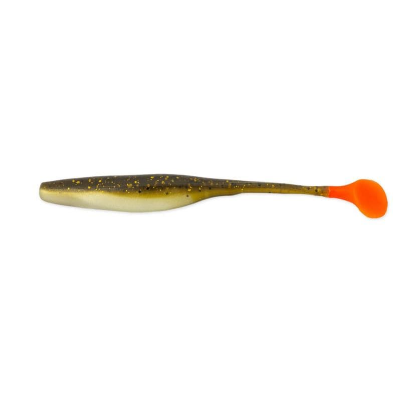 Bass Assassin Sea Shad 5 inch Green Pumpkin Gold OT