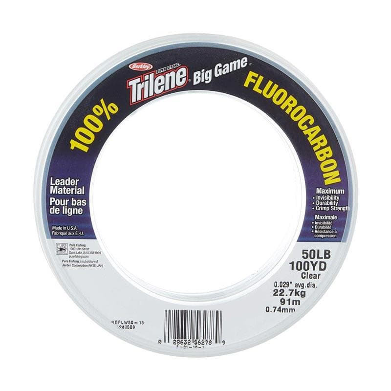 Berkley Big Game Fluorocarbon Leader 50lb 0.74mm