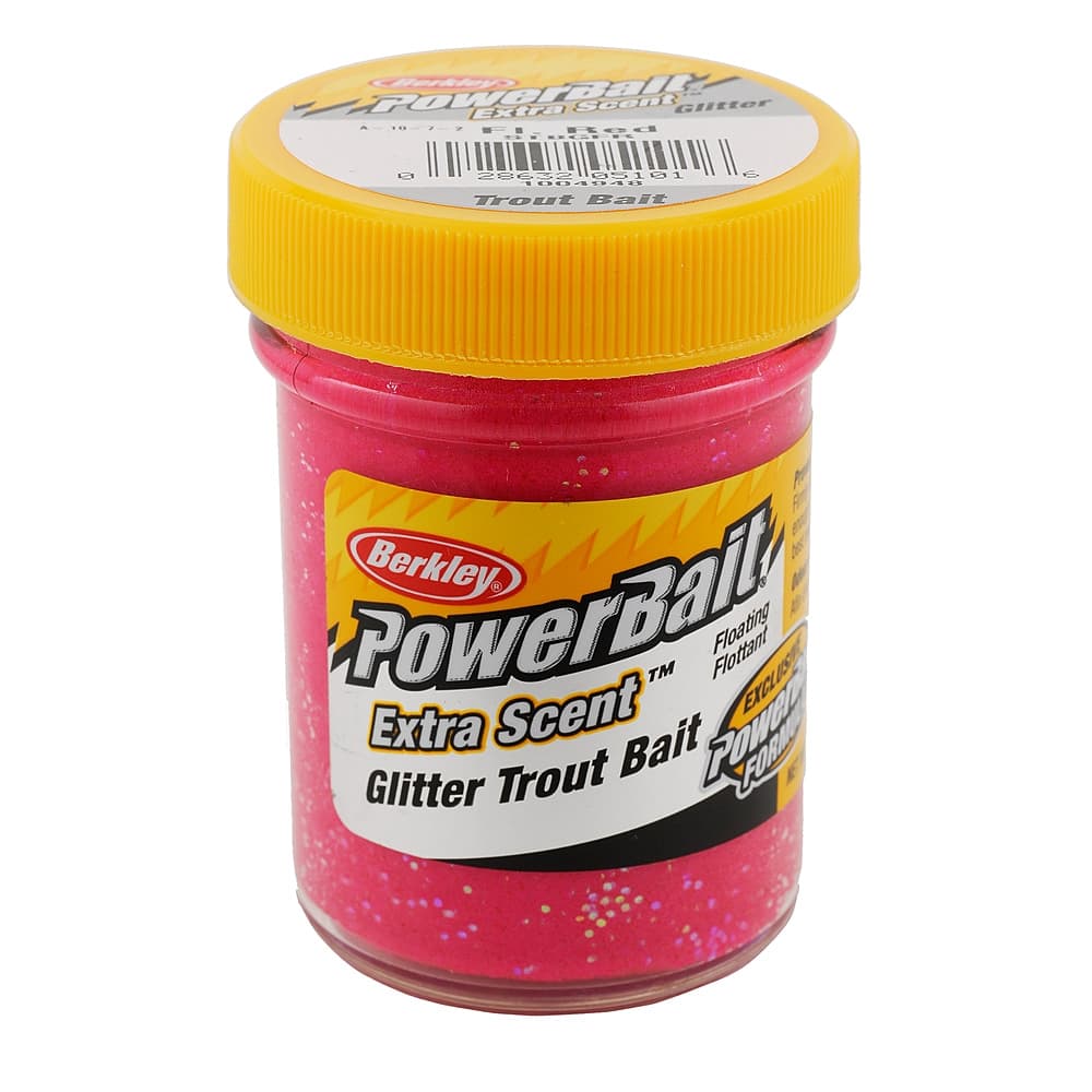 Berkley Powerbait Glitter Trout Bait Fluorescent Red