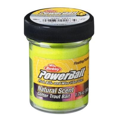 Berkley Powerbait Glitter Trout Bait Garlic 2.0 Sunshine Yellow - foto 2