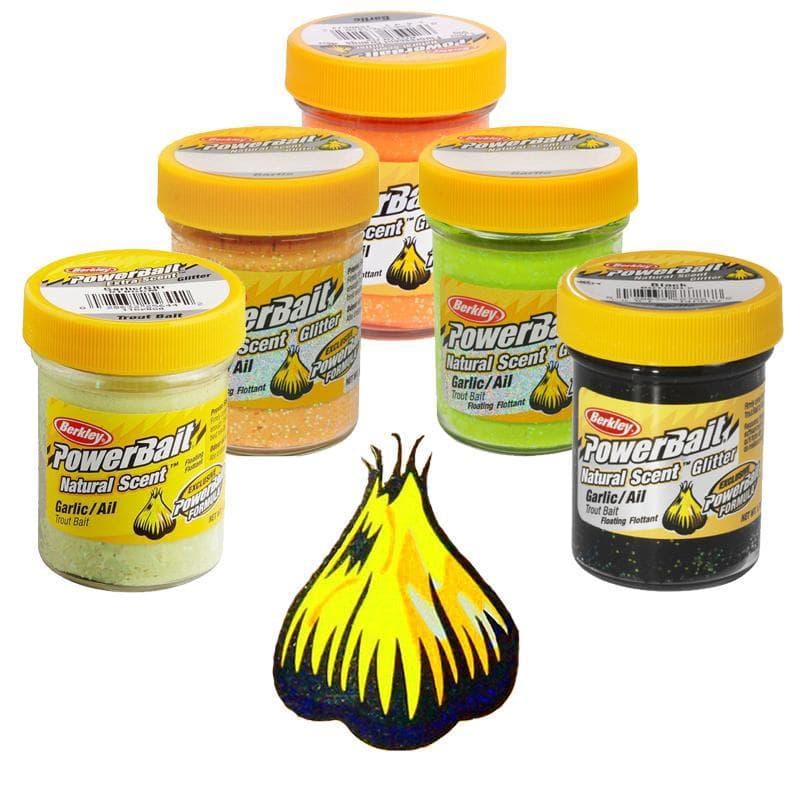 Berkley Powerbait Glitter Trout Bait Garlic Captain America