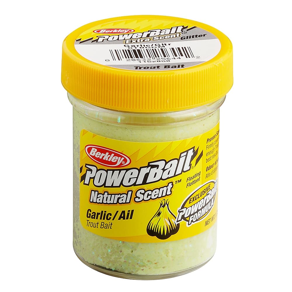 Berkley Powerbait Glitter Trout Bait Garlic Glitter