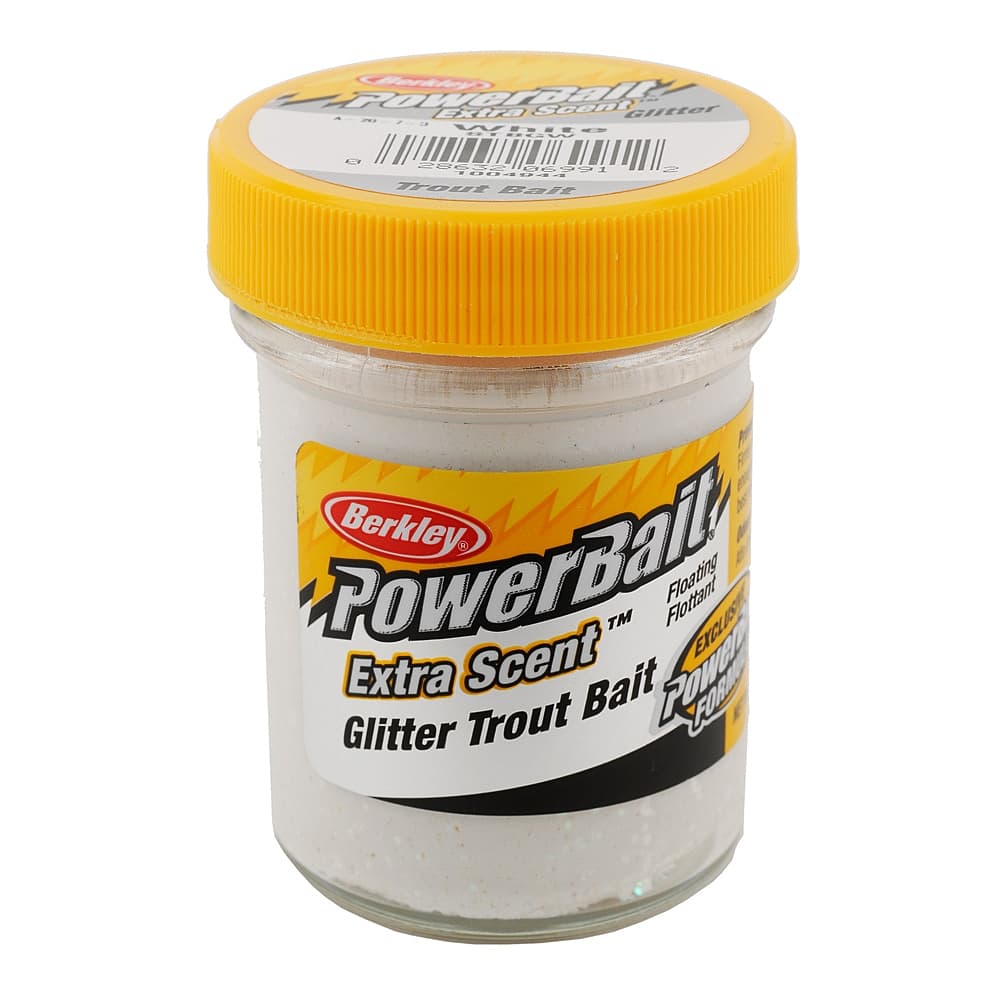 Berkley Powerbait Glitter Trout Bait White