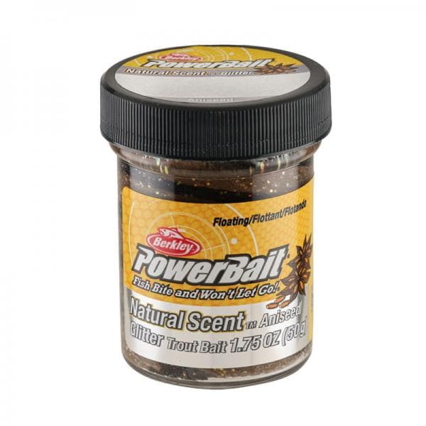 Berkley Powerbait Trout Bait Anise Black Brown Twist 50g - foto 2