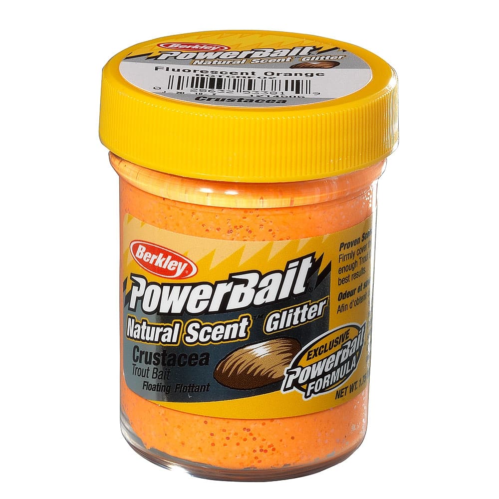Berkley Powerbait Trout Bait Crustacea Fluorescent Orange
