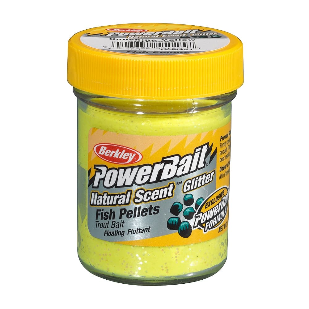 Berkley Powerbait Trout Bait Fish Pellet Sunshine Yellow