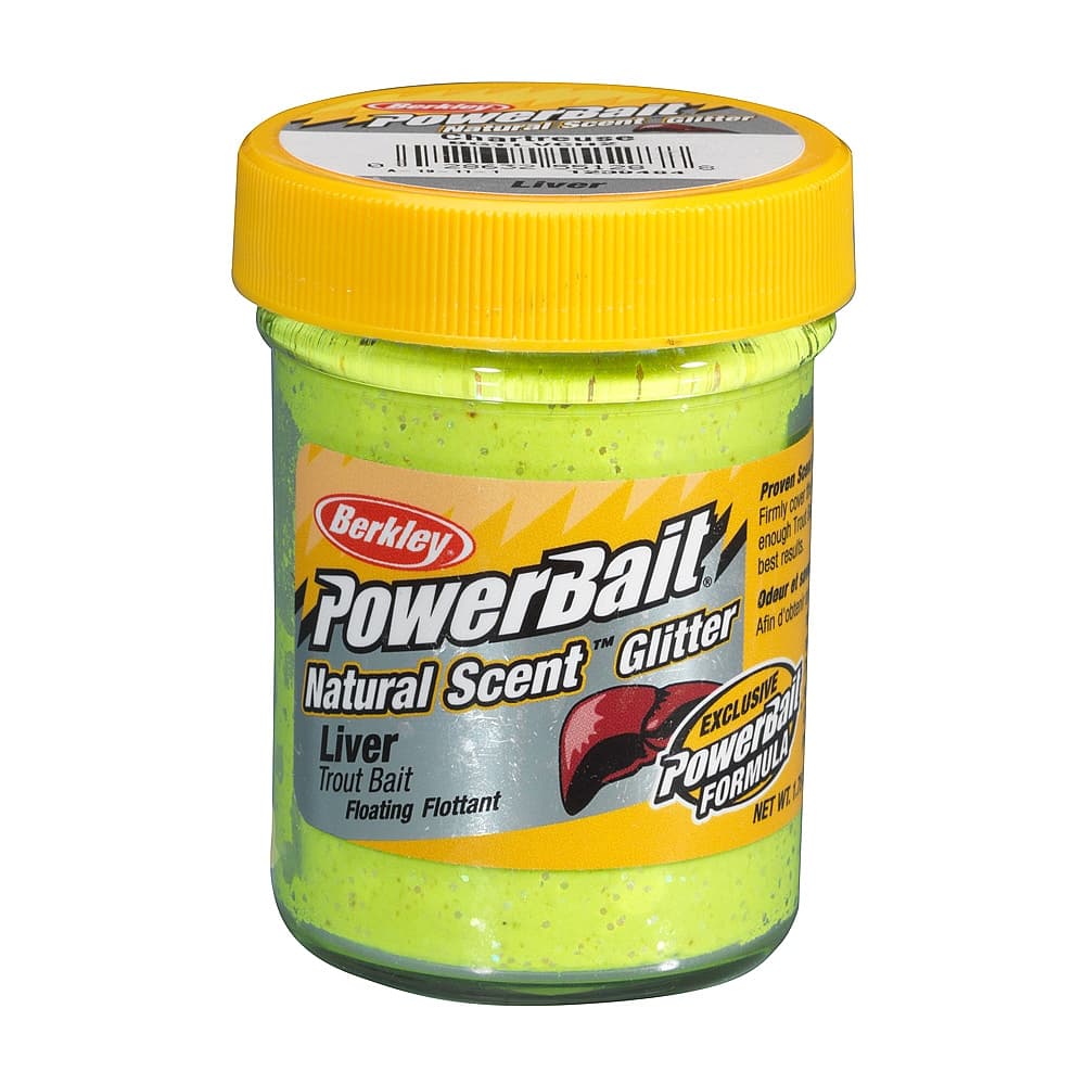Berkley Powerbait Trout Bait Glitter Liver Chartreuse - foto 2
