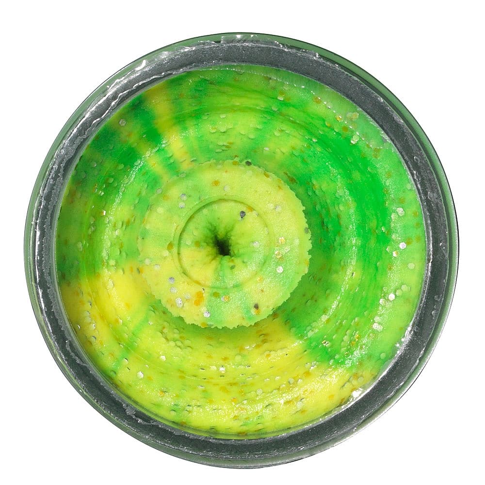 Berkley Powerbait Trout Bait Glitter Liver Fluo Green Yellow