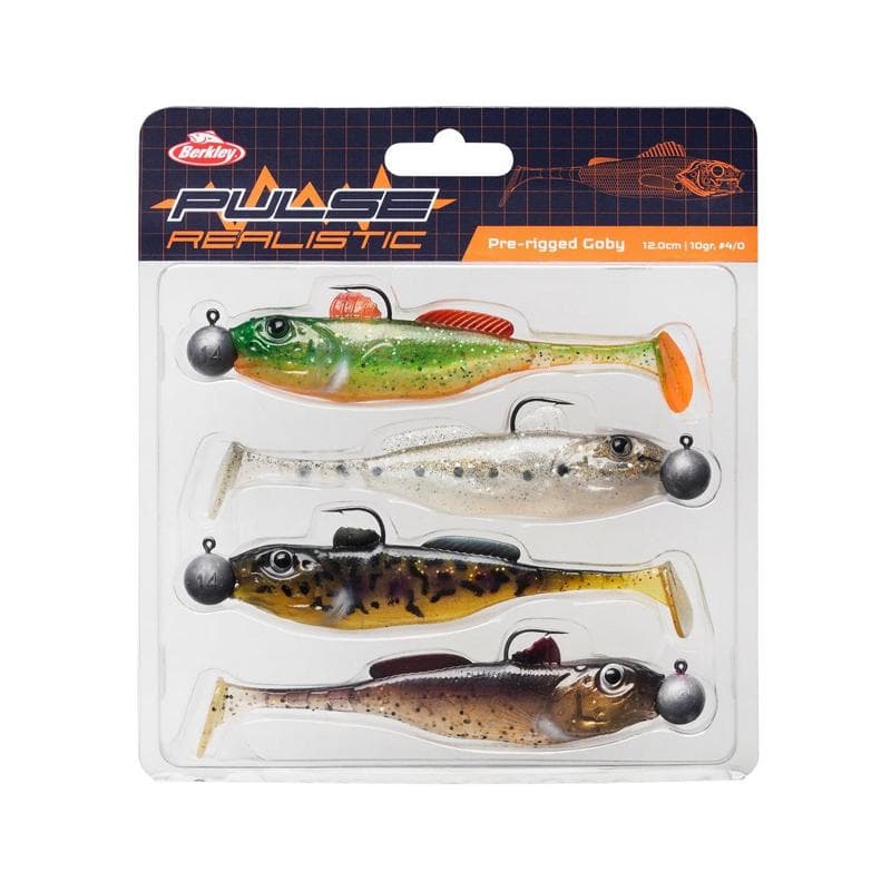 Berkley Pulse Prerigged Realistic Goby 12cm 4pcs