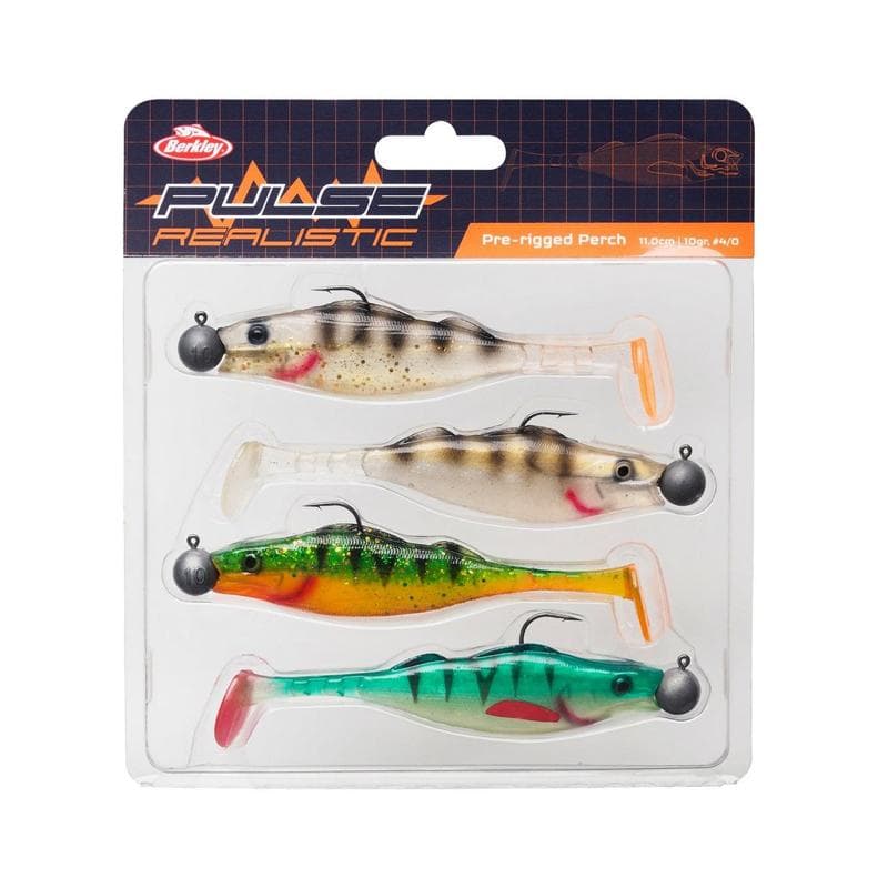 Berkley Pulse Prerigged Realistic Perch 11cm 4pcs