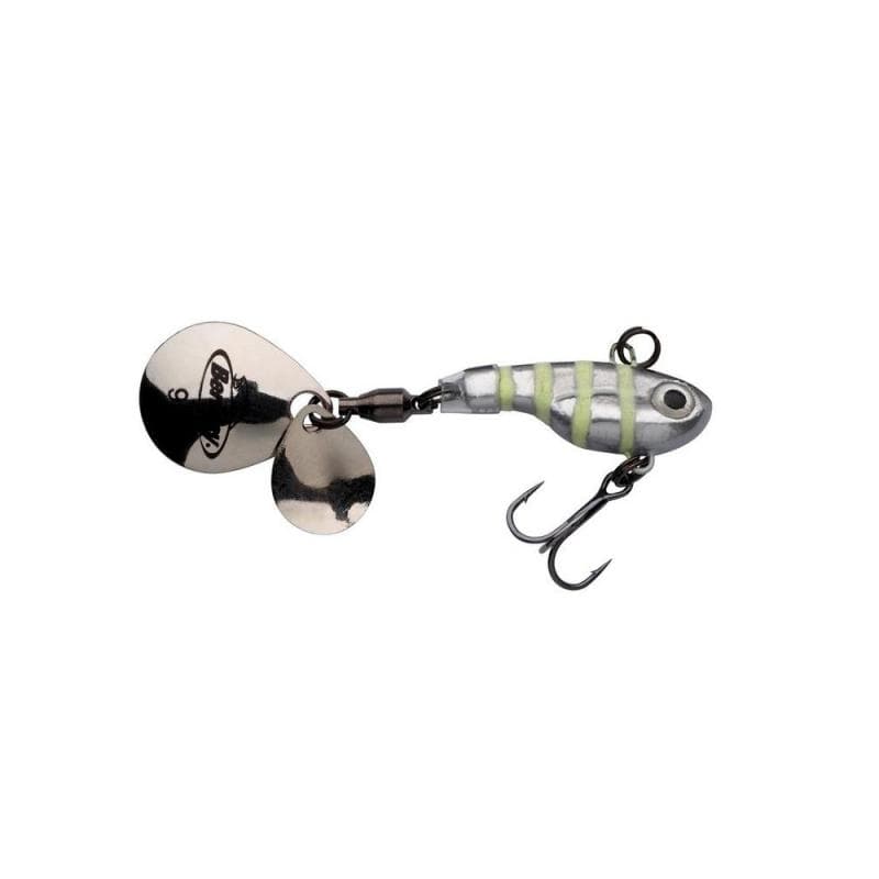 Berkley Pulse Spintail 9g Glow Silver Zebra