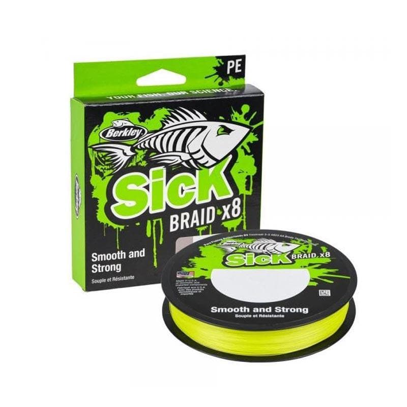 Berkley Sick X8 Braid Flame Green Per Meter 0.08mm