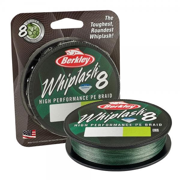 Berkley Whiplash 8 Moss Green per meter 0.28mm/39.7kg