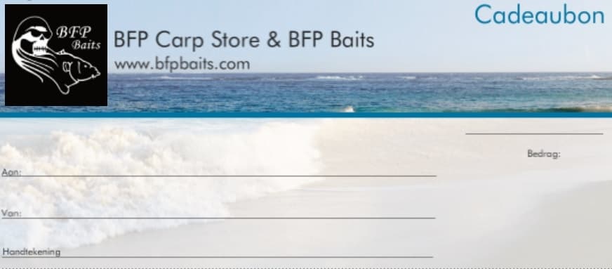 BFP Baits Cadeaubon BFP Carp Store