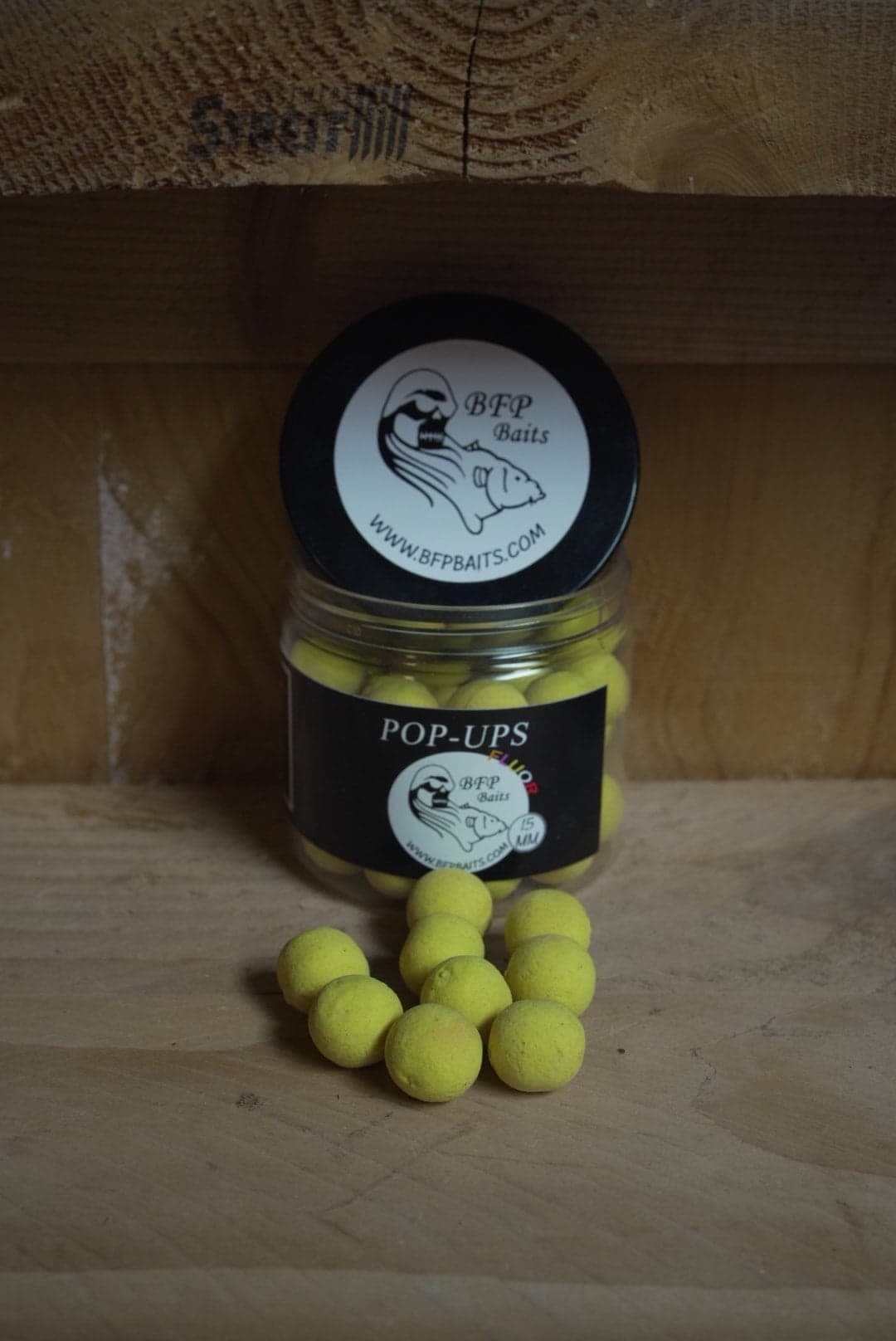 BFP Baits Pop Ups Fish X (15mm, Geel)