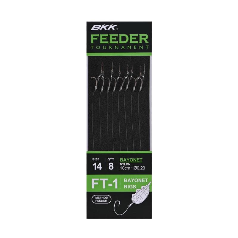 BKK Feeder Tournament FT-1 Bayonet Rigs Size 12