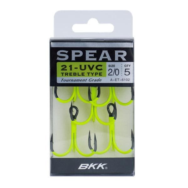 BKK Spear-21 UVC Treble Hooks #3/0