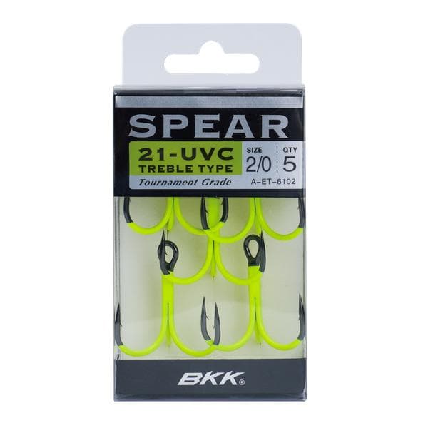 BKK Spear-21 UVC Treble Hooks #8