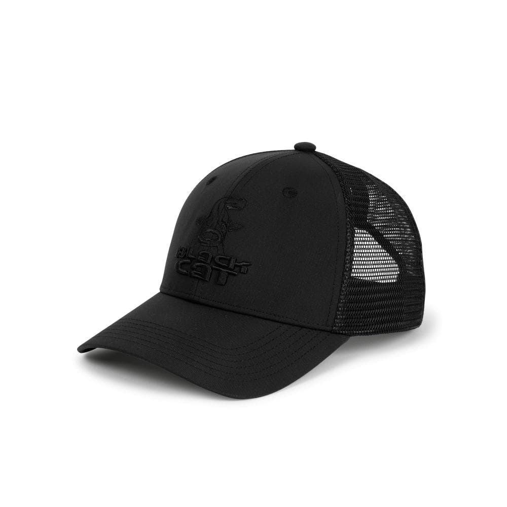 Black Cat Black Trucker Cap
