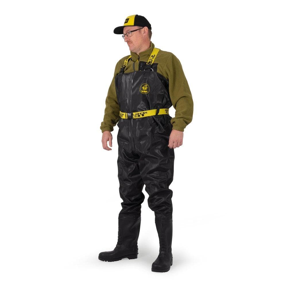 Black Cat Booted Waders Size 43