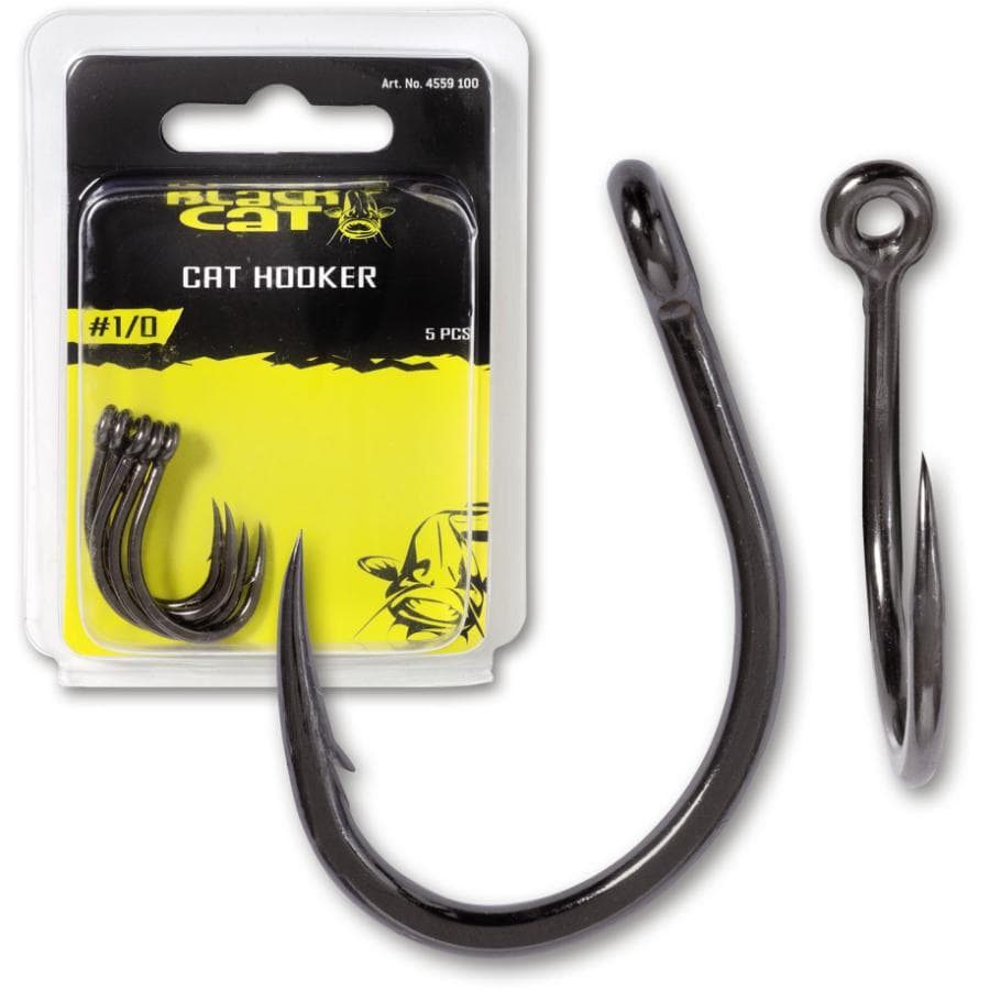 Black Cat DG Coated Cat Hooker Size 3/0