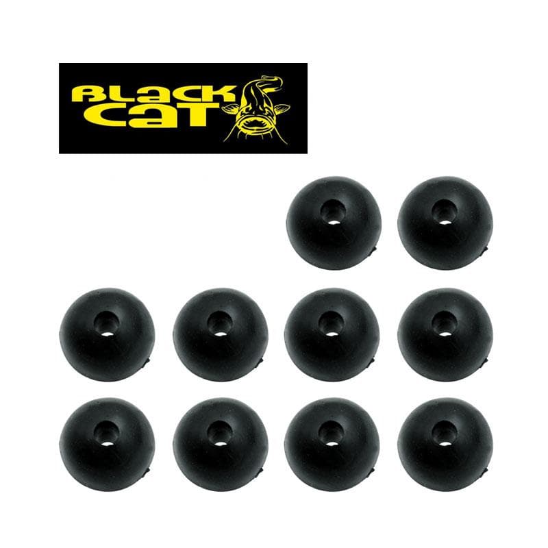 Black Cat Rubber Shock Beads 10mm - foto 2