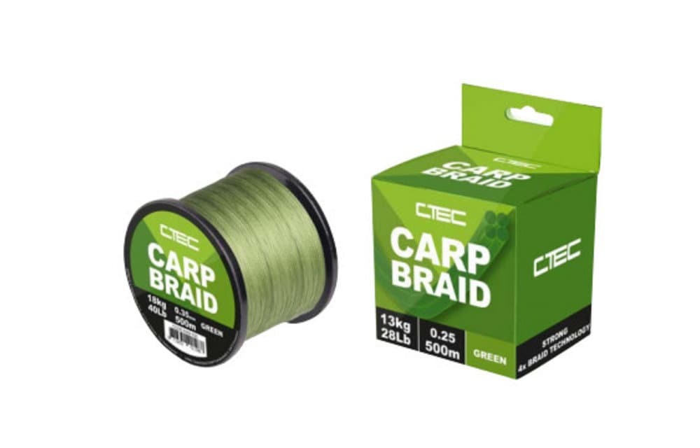 C-Tec Carp Braid - Gevlochten vislijn 500m