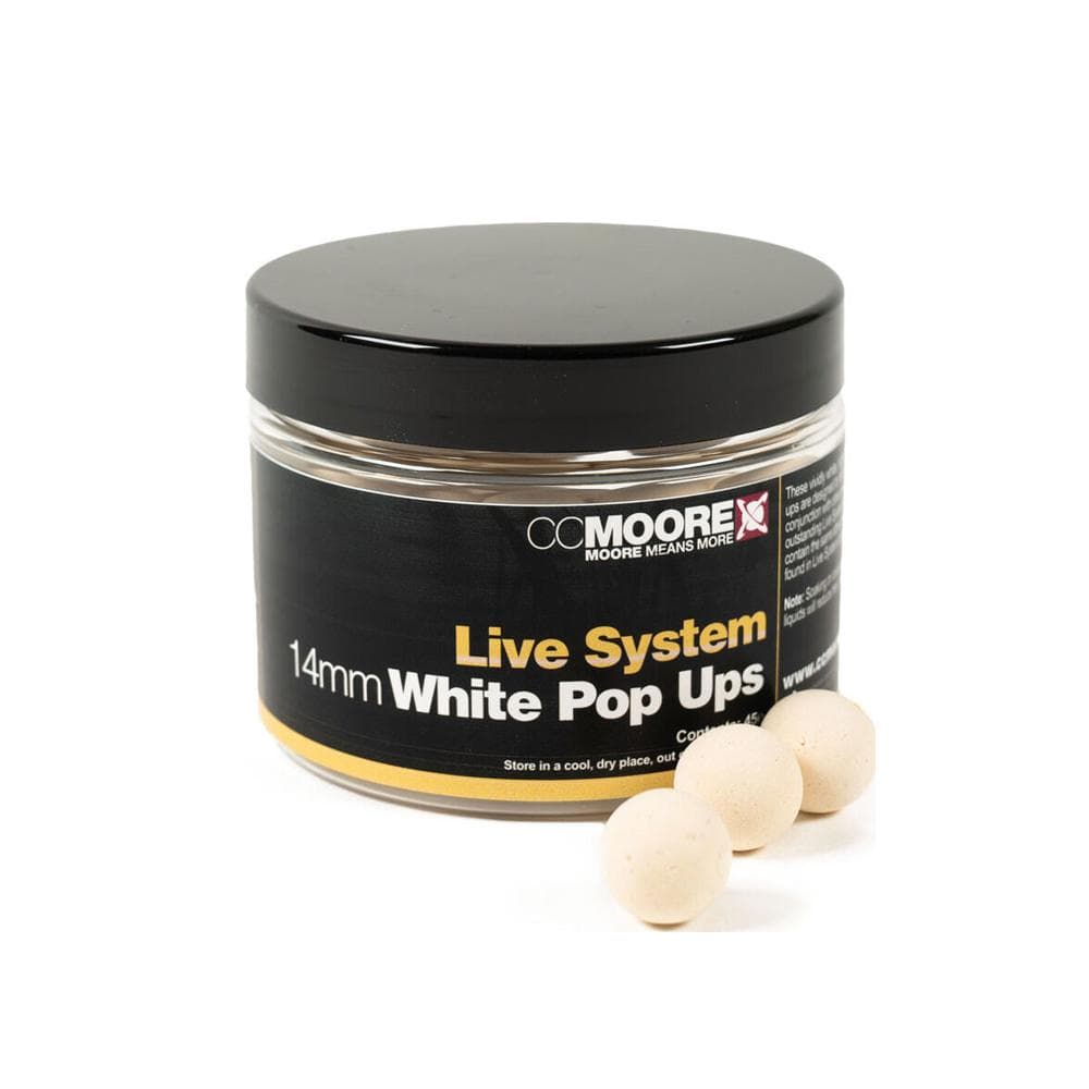 CC Moore Live System White Pop-Ups 14mm