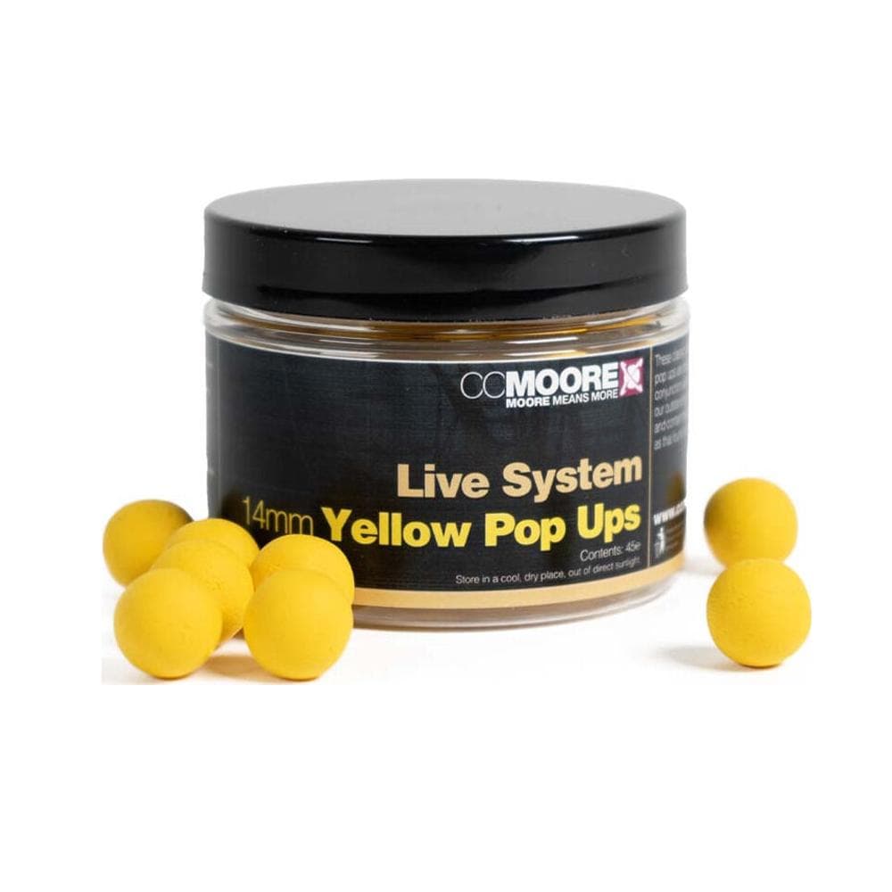 CC Moore Live System Yellow Pop Ups 14mm