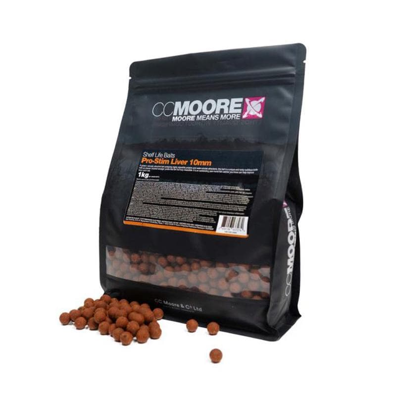 CC Moore Pro-Stim Liver Boilies 10mm 1kg