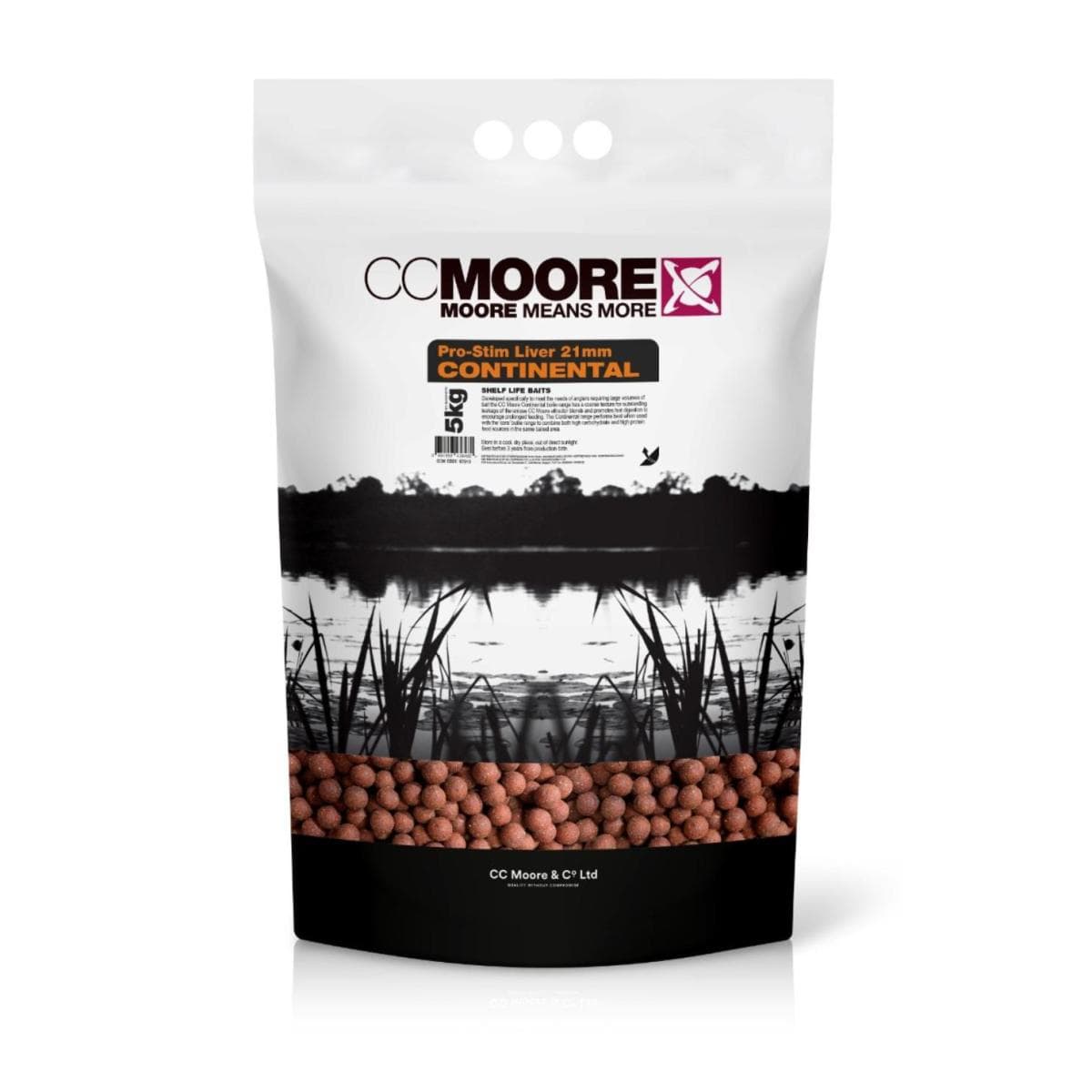 CC Moore Pro-Stim Liver Continental Boilies 21mm 5kg