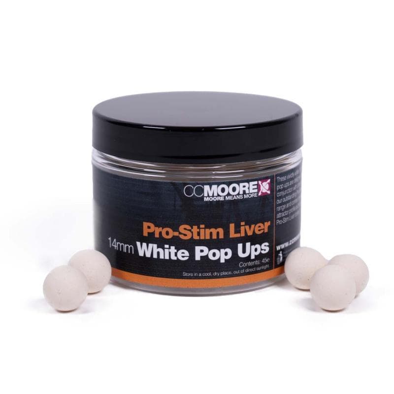 CC Moore Pro-Stim Liver White Pop Ups 12mm