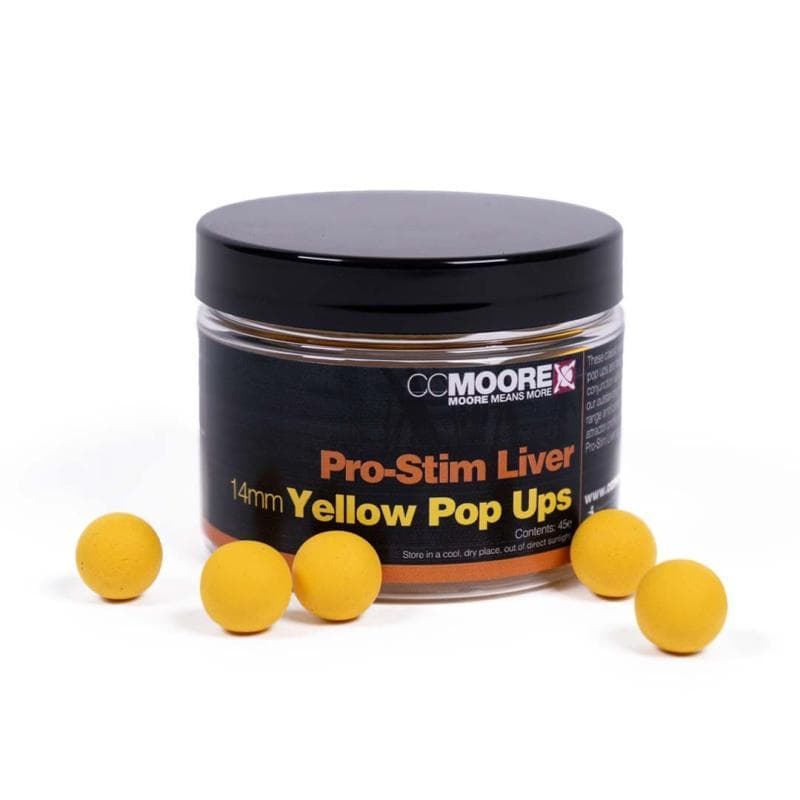 CC Moore Pro-Stim Liver Yellow Pop Ups 12mm