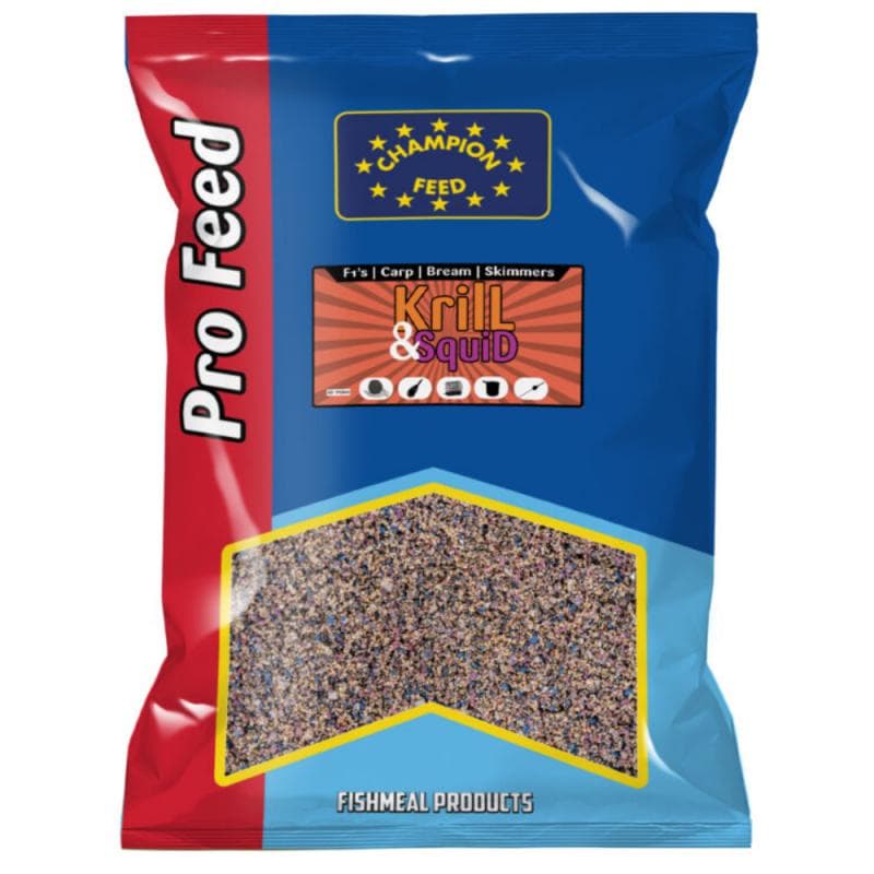 Champion Feed Pro Feed Groundbait 2kg Krill & Squid
