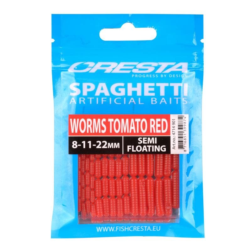 Cresta Spaghetti Worms Tomato Red