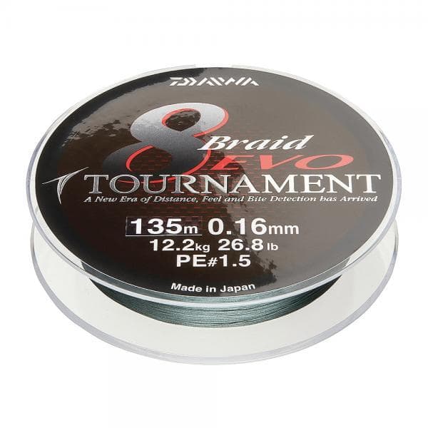 Daiwa Tournament 8 Braid EVO Dark Green 0.18mm/15,8kg