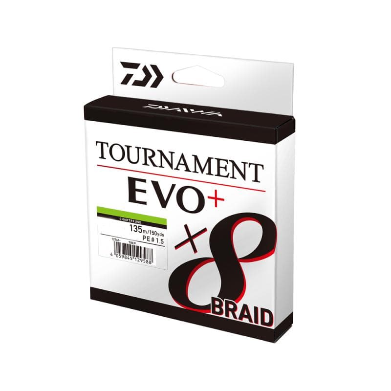 Daiwa Tournament X8 Braid EVO+ Chartreuse 135m 0.10mm - foto 2