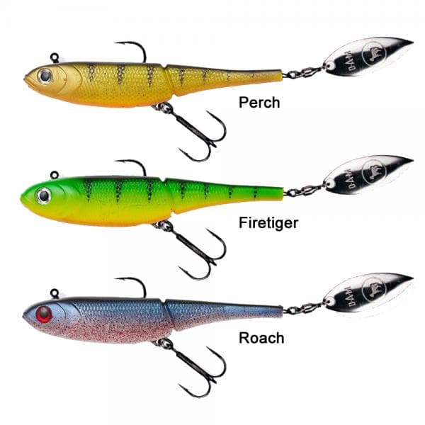 Dam Effzett Kick-S Minnow 9cm 18g Roach - foto 2
