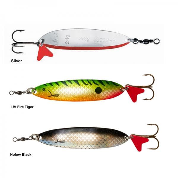 Dam Effzett Slim Standard Spoon 8cm 24g Fire Tiger UV - foto 2