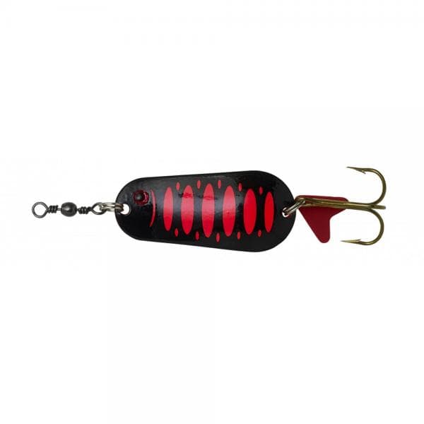 Dam Effzett Standard Spoon Fluo Red/Black UV 30gr