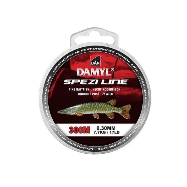 Dam Spezi Line Pike Baitfish Dark Grey 300m 0.35mm 9.7kg